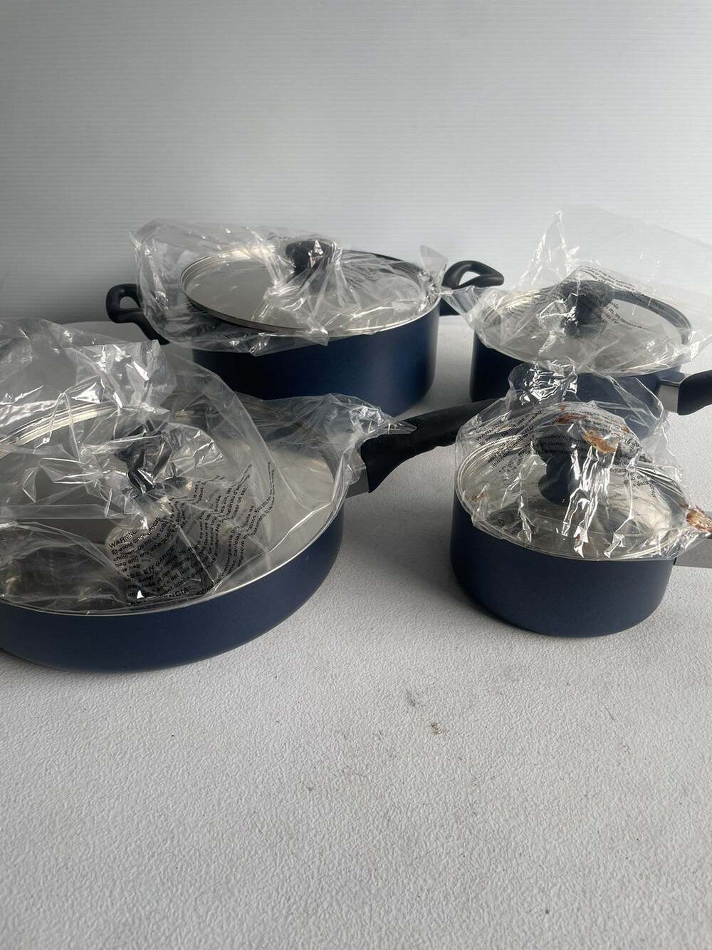 MIRRO Get A Grip COLORS & Pc Pot Set Blue